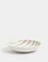 Set of 4 Linear Striped Pasta Bowls